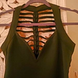 NEVER WORN! Gorgeous black mini dress!